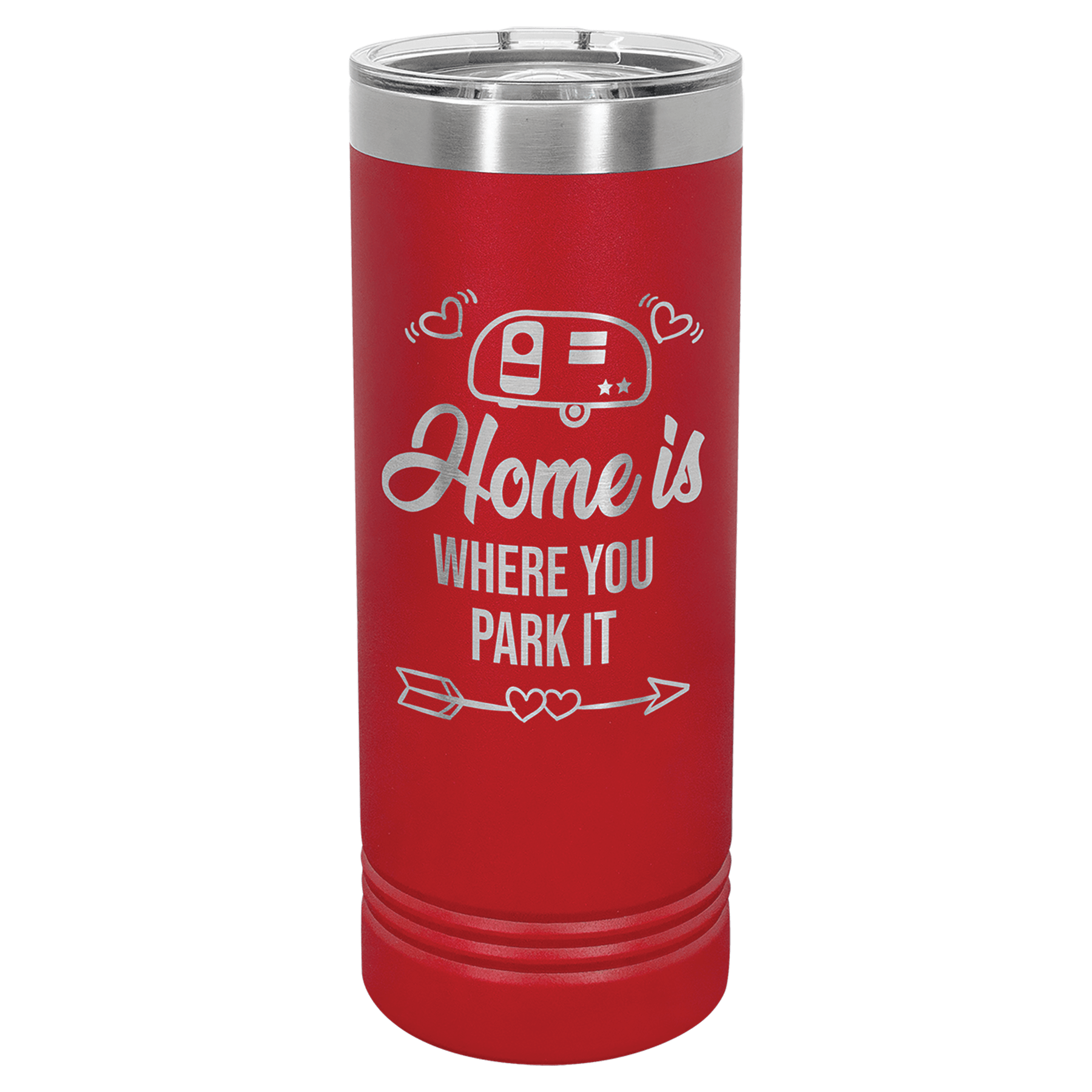 22 oz. Skinny Tumbler 22 oz. - 8" / Red