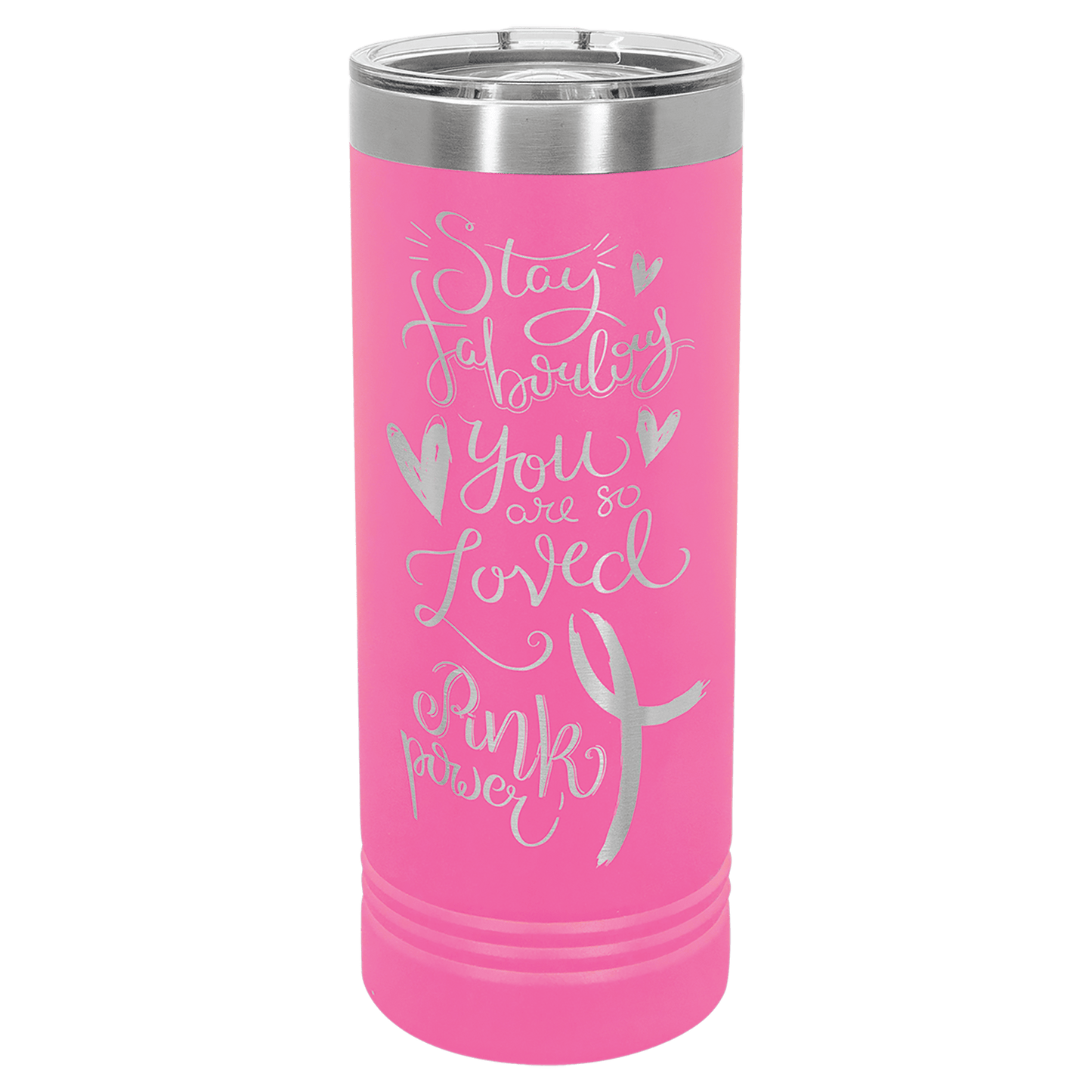 22 oz. Skinny Tumbler 22 oz. - 8" / Pink