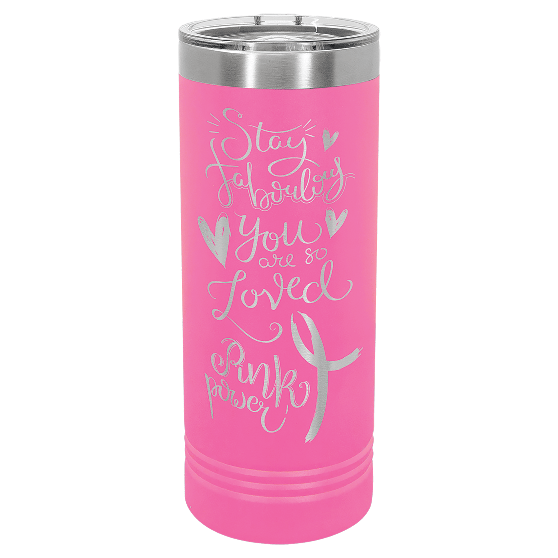 22 oz. Skinny Tumbler 22 oz. - 8" / Pink