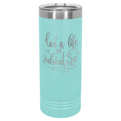22 oz. Skinny Tumbler 22 oz. - 8" / Teal