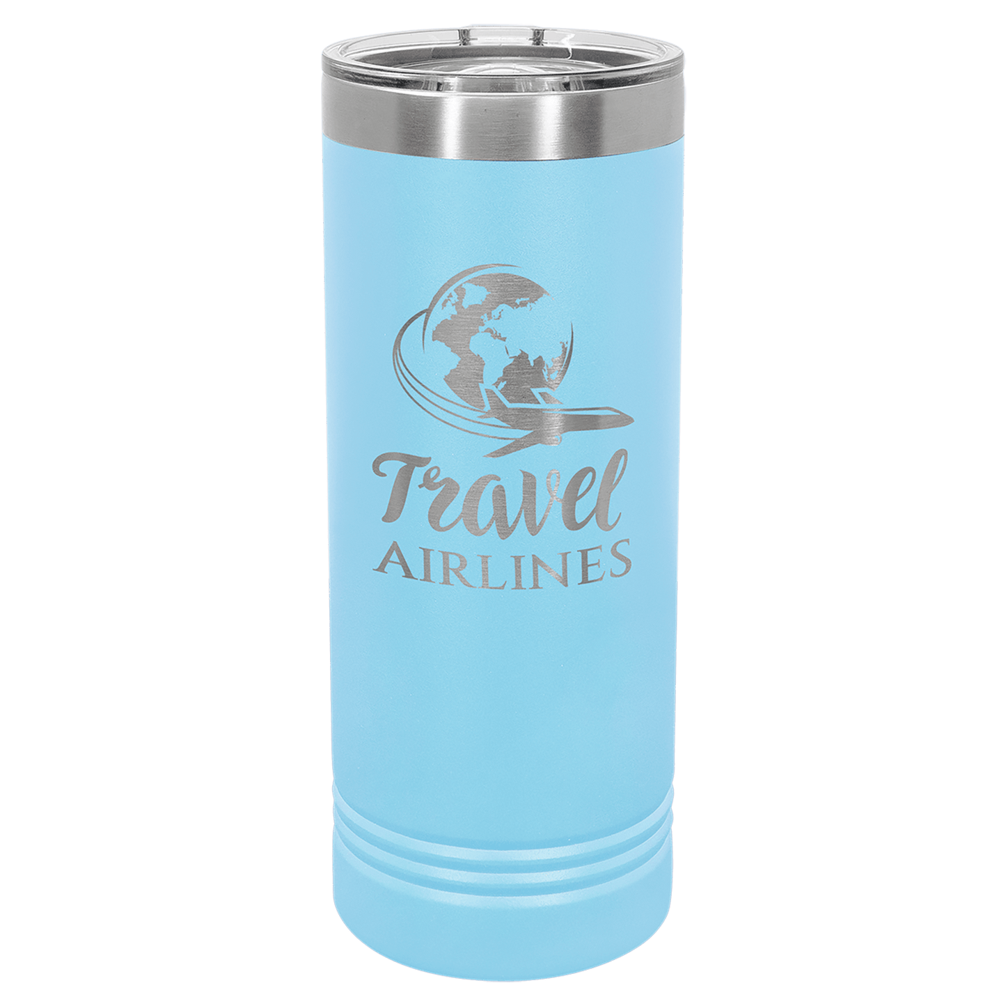 22 oz. Skinny Tumbler 22 oz. - 8" / Light Blue