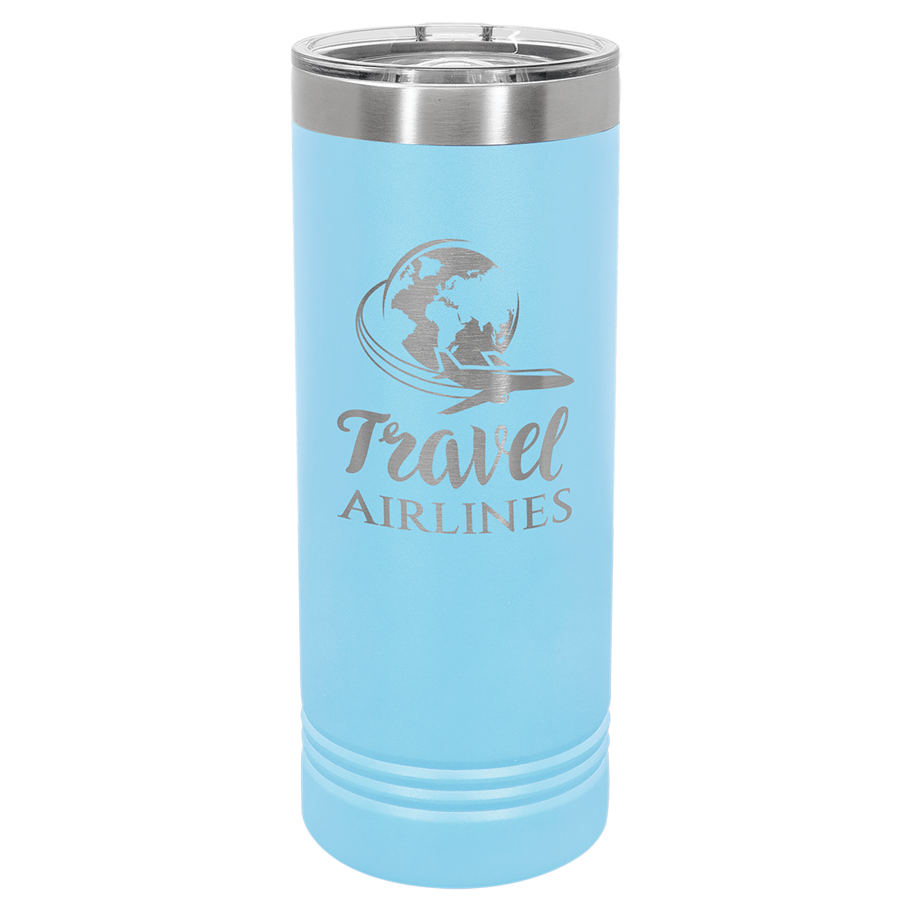 22 oz. Skinny Tumbler 22 oz. - 8" / Light Blue
