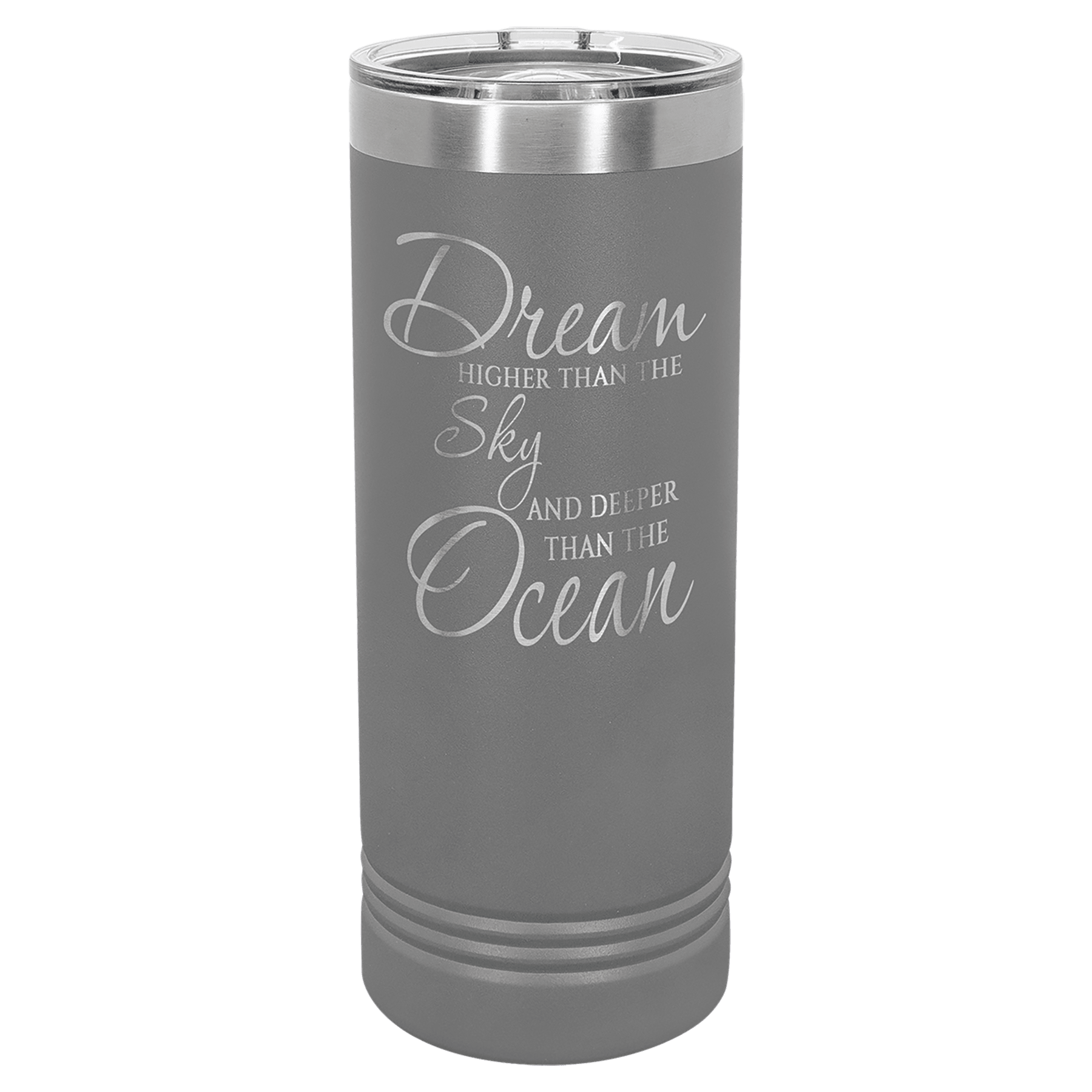 22 oz. Skinny Tumbler 22 oz. - 8" / Dark Grey