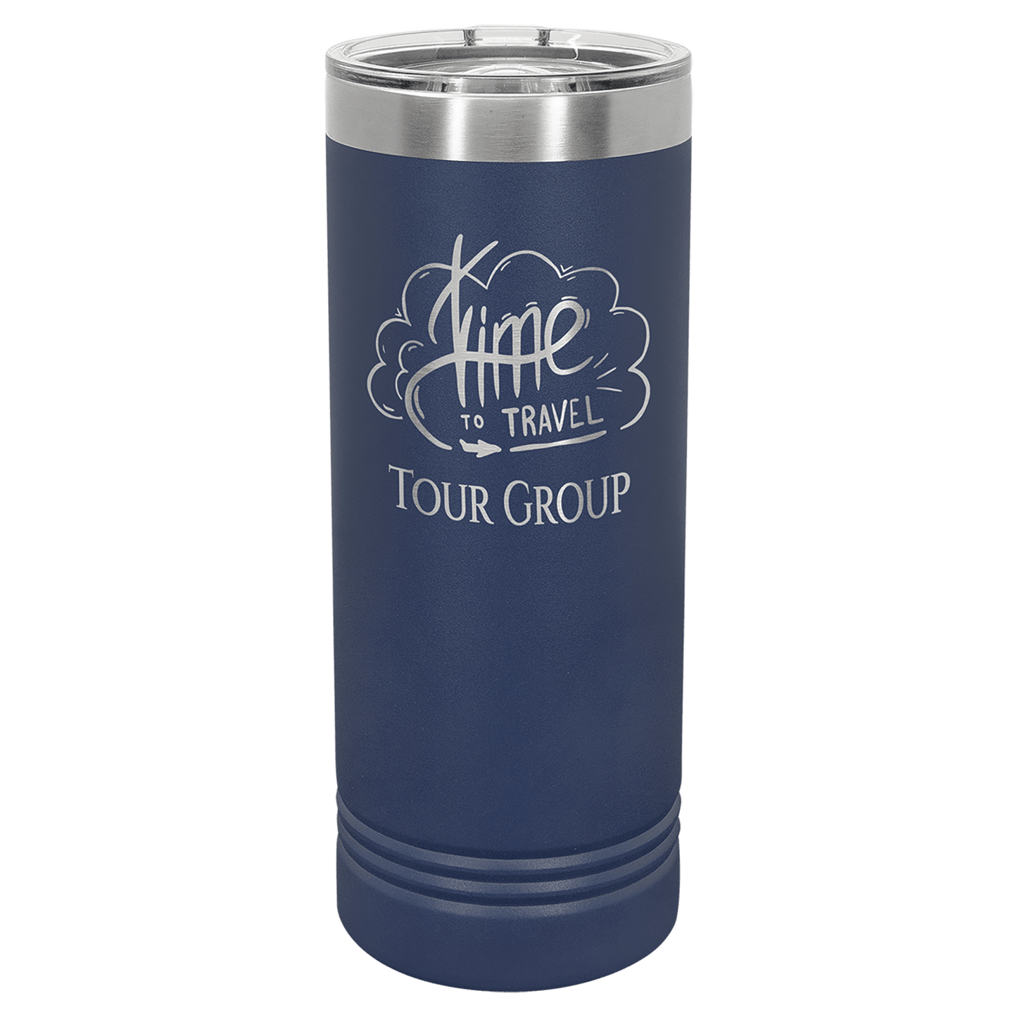 22 oz. Skinny Tumbler 22 oz. - 8" / Navy Blue