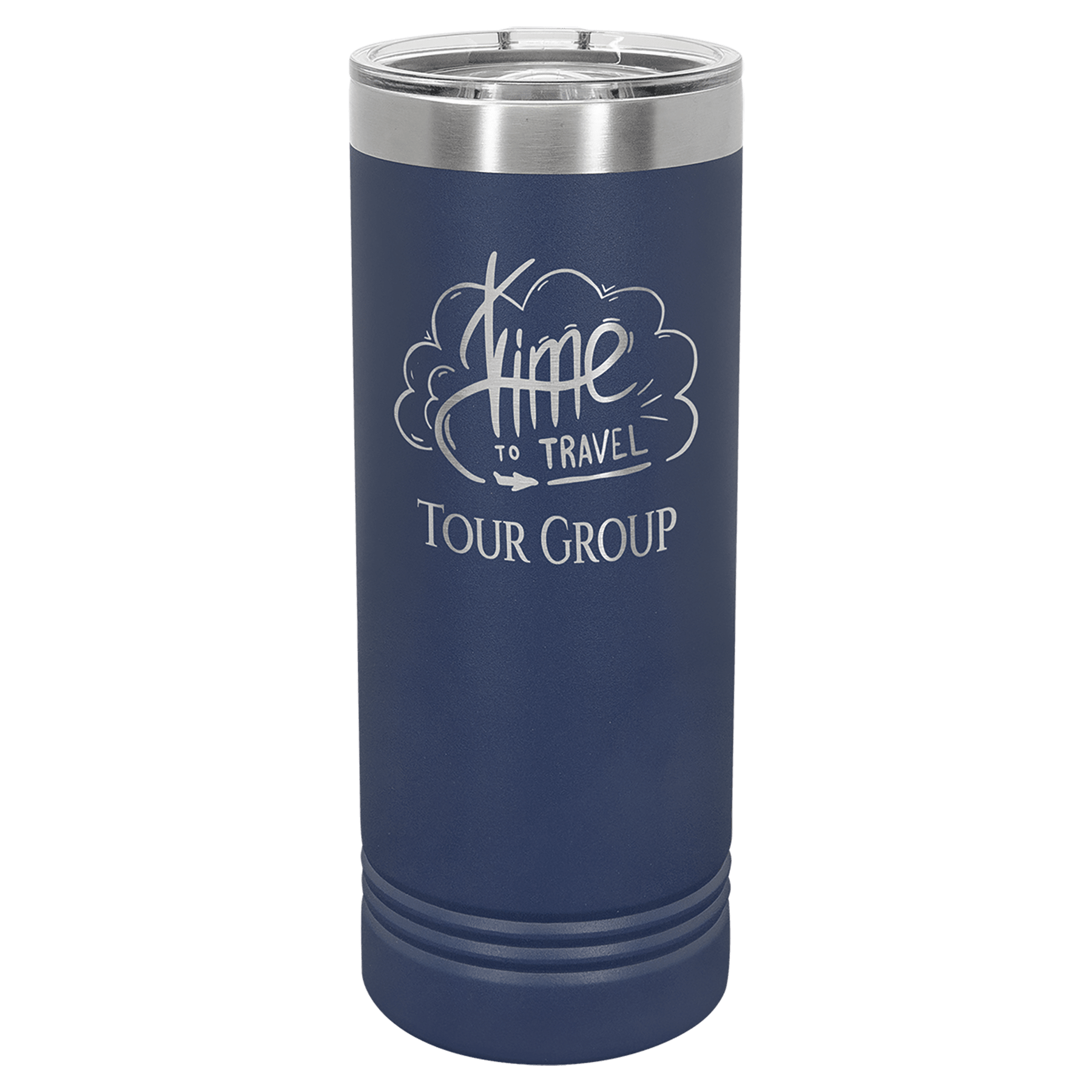 22 oz. Skinny Tumbler 22 oz. - 8" / Navy Blue
