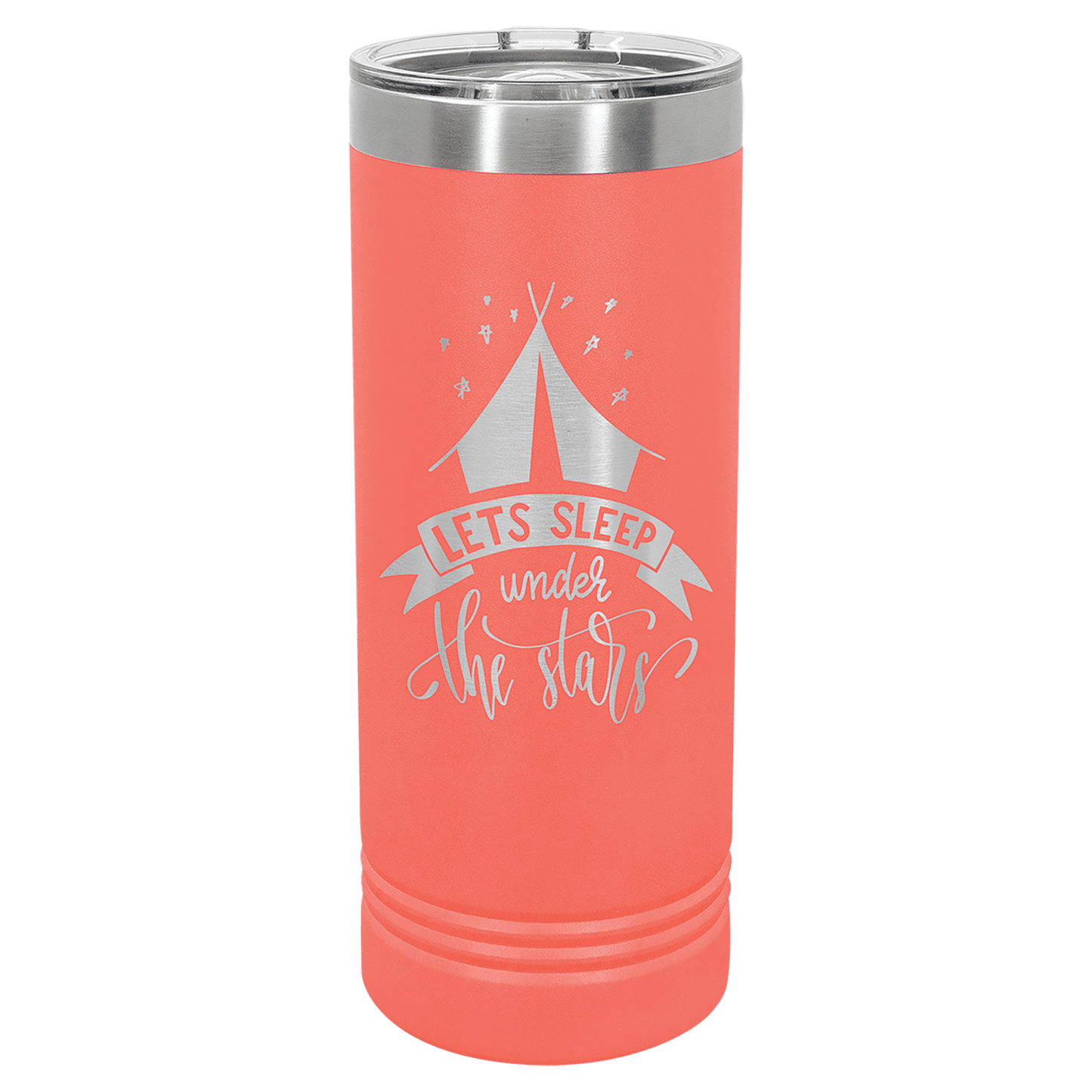 22 oz. Skinny Tumbler 22 oz. - 8" / Coral