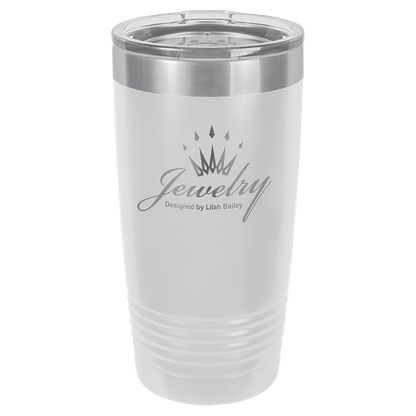 20 oz. Tumbler 20 oz. - 6.875" / White / Standard