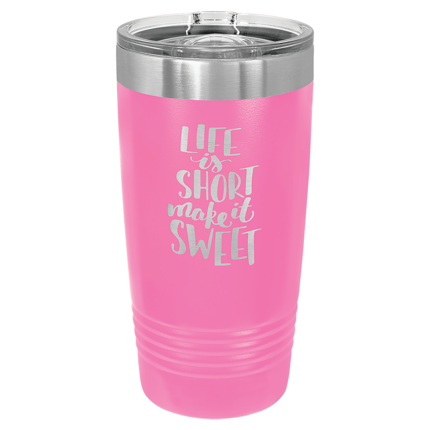 20 oz. Tumbler 20 oz. - 6.875" / Pink / Sliding Closure Lid