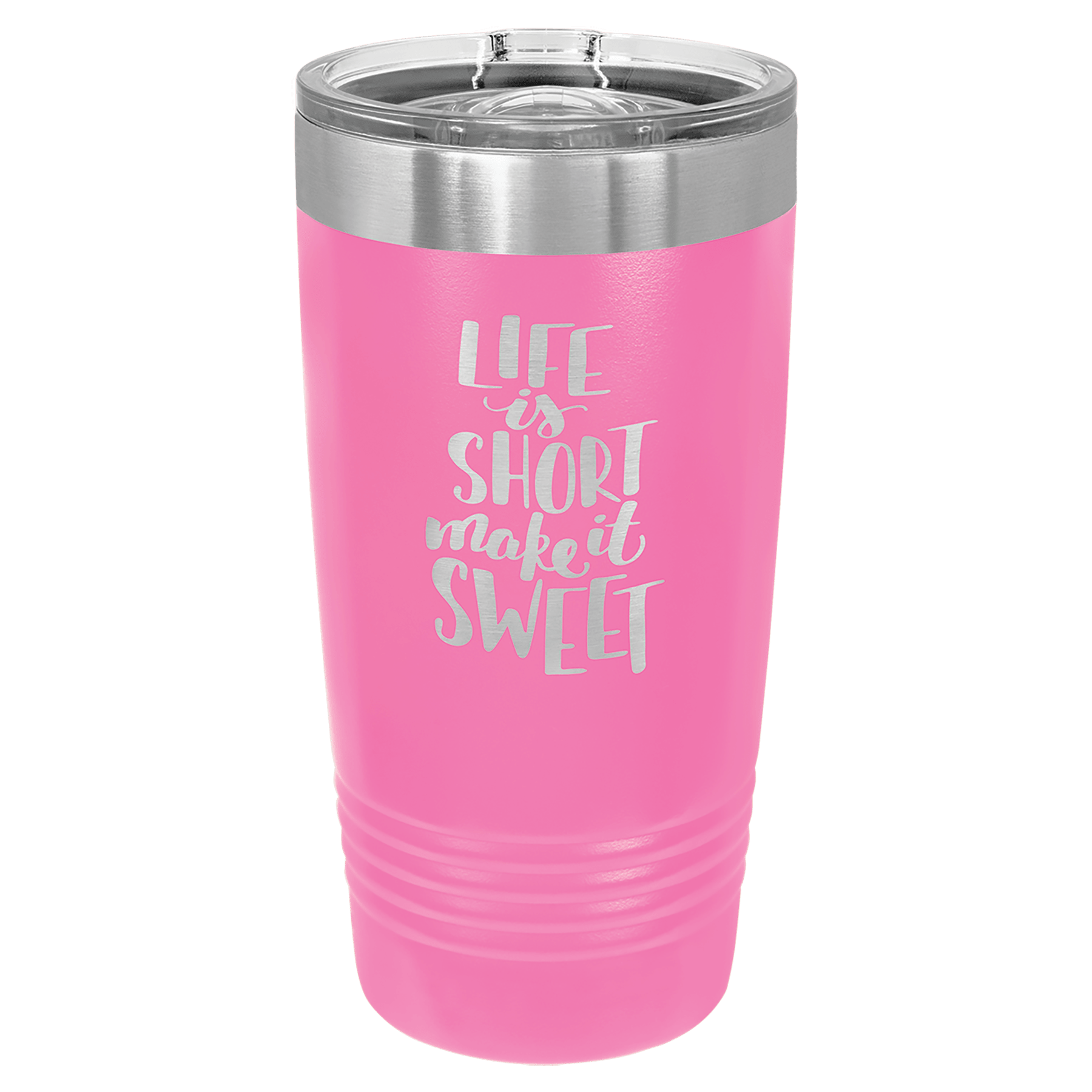 20 oz. Tumbler 20 oz. - 6.875" / Pink / Sliding Closure Lid