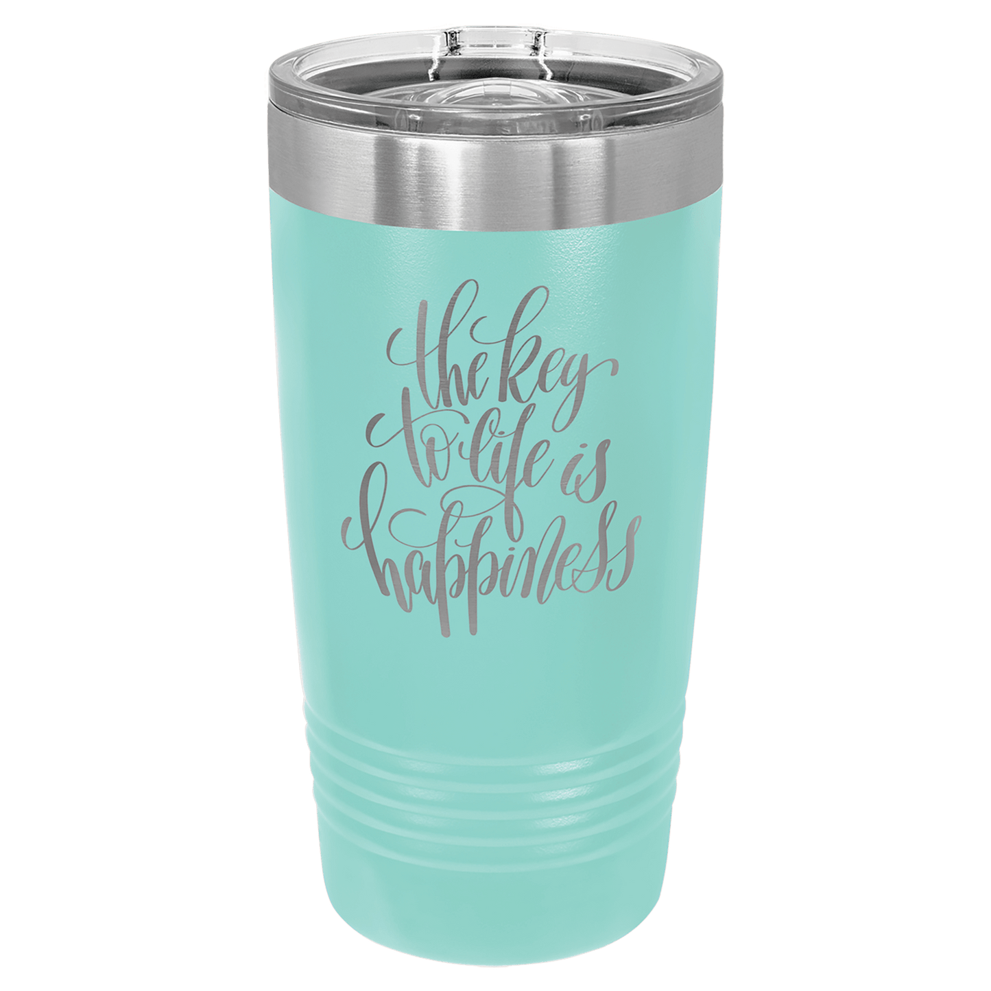 20 oz. Tumbler 20 oz. - 6.875" / Teal / Sliding Closure Lid