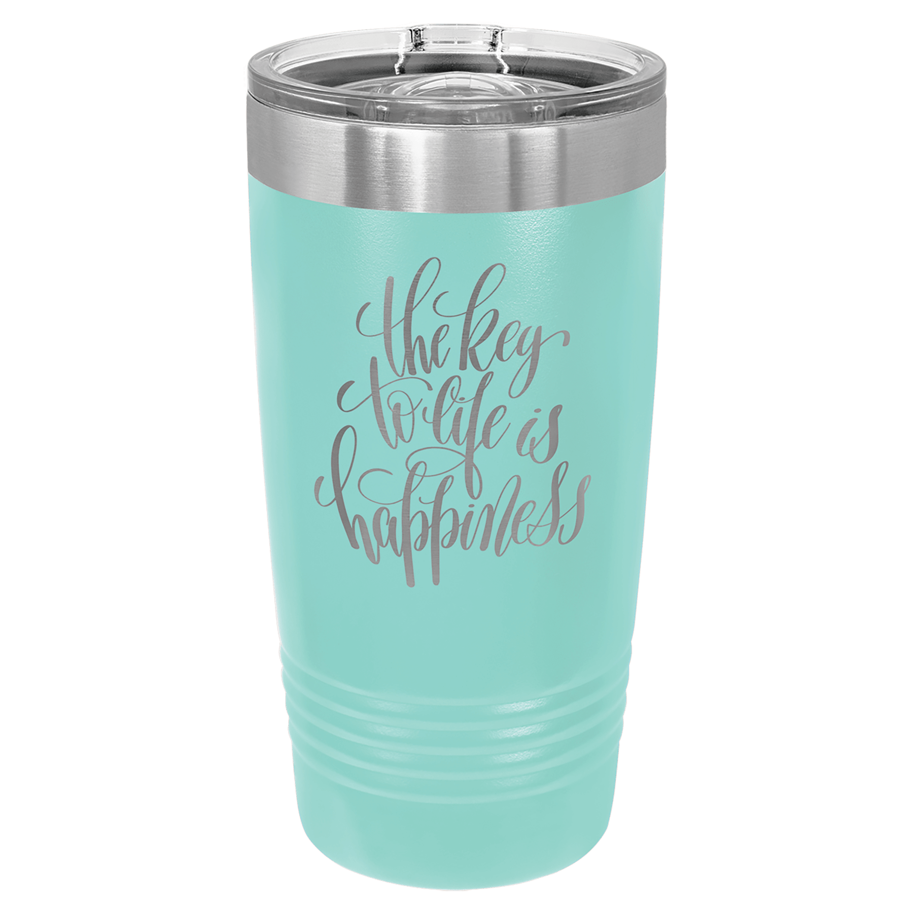 20 oz. Tumbler 20 oz. - 6.875" / Teal / Sliding Closure Lid