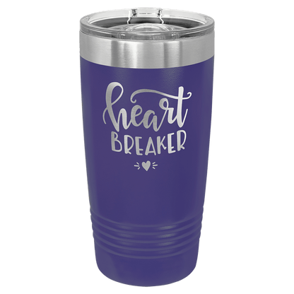 20 oz. Tumbler 20 oz. - 6.875" / Purple / Sliding Closure Lid