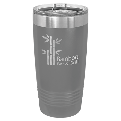 20 oz. Tumbler 20 oz. - 6.875" / Dark Grey / Sliding Closure Lid