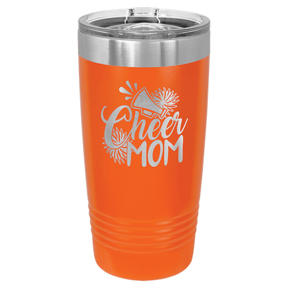 20 oz. Tumbler 20 oz. - 6.875" / Orange / Sliding Closure Lid