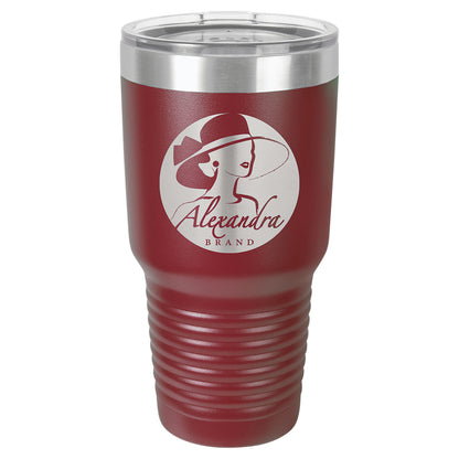 30 oz. Tumbler 30 oz. - 7.75" / Maroon / Standard