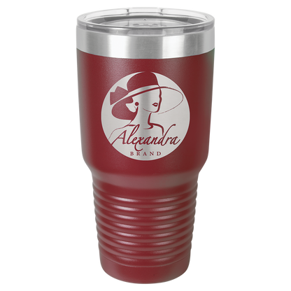 30 oz. Tumbler 30 oz. - 7.75" / Maroon / Standard