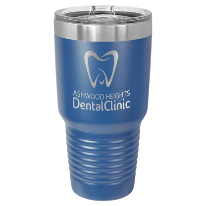 30 oz. Tumbler 30 oz. - 7.75" / Royal Blue / Sliding Closure Lid