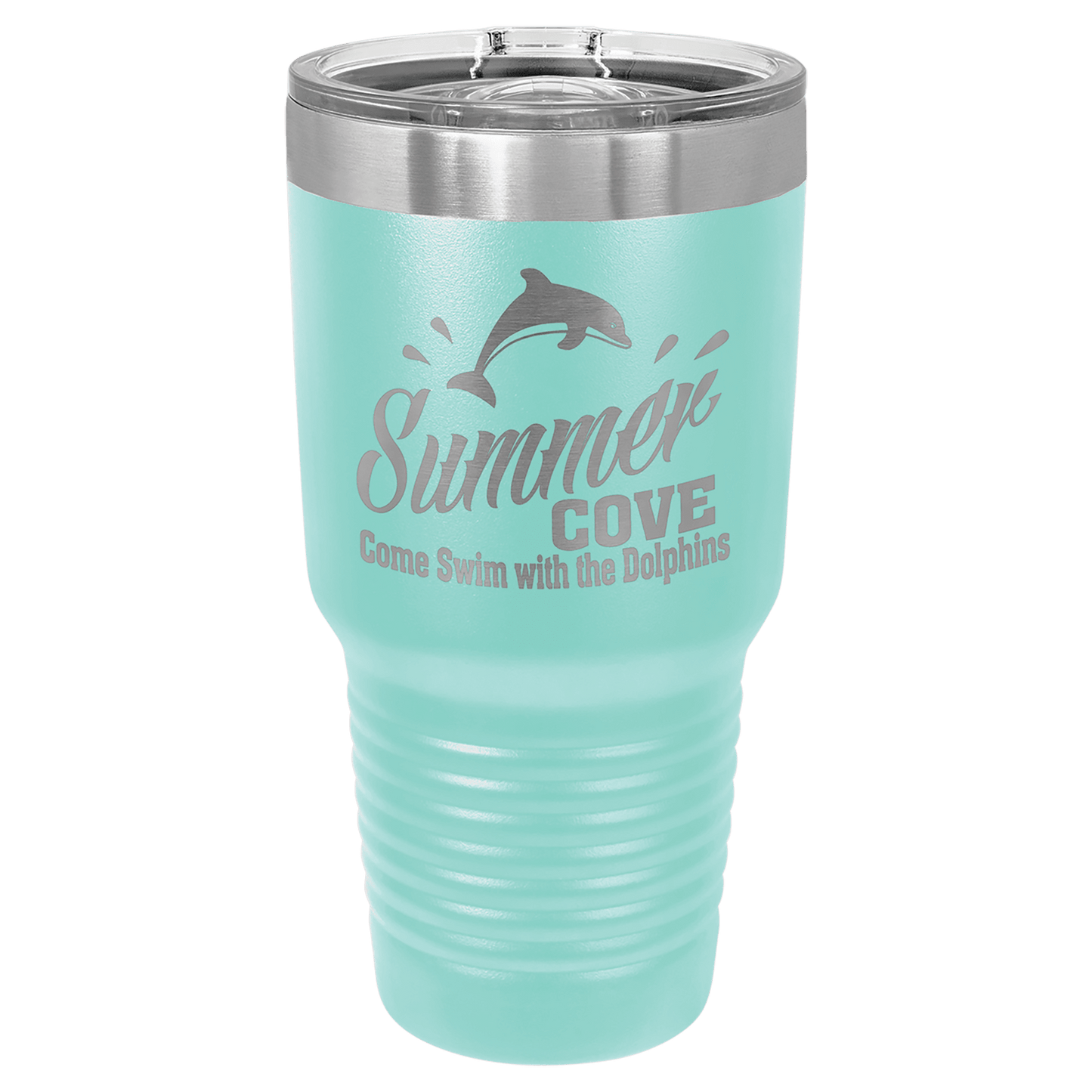 30 oz. Tumbler 30 oz. - 7.75" / Teal / Sliding Closure Lid