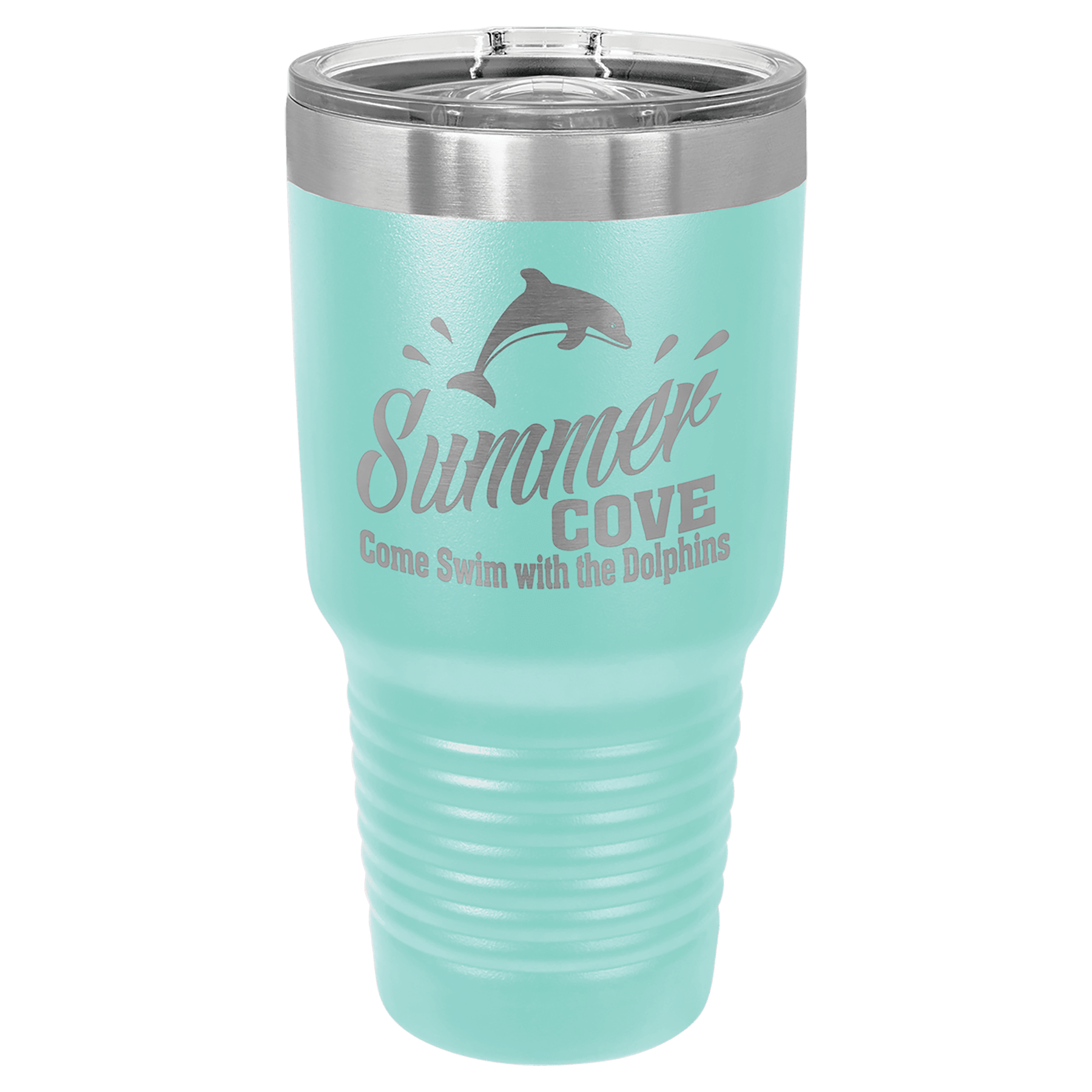 30 oz. Tumbler 30 oz. - 7.75" / Teal / Sliding Closure Lid