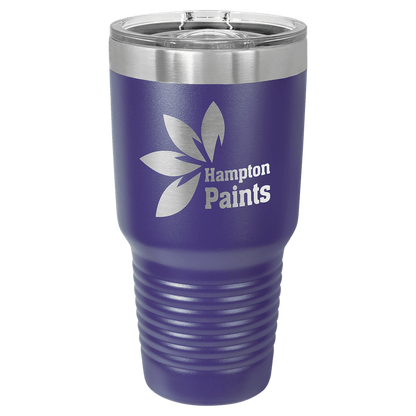30 oz. Tumbler 30 oz. - 7.75" / Purple / Sliding Closure Lid