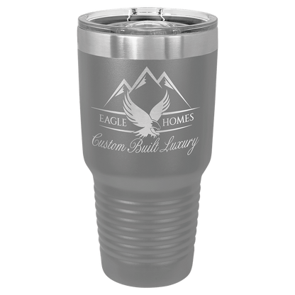 30 oz. Tumbler 30 oz. - 7.75" / Dark Grey / Sliding Closure Lid