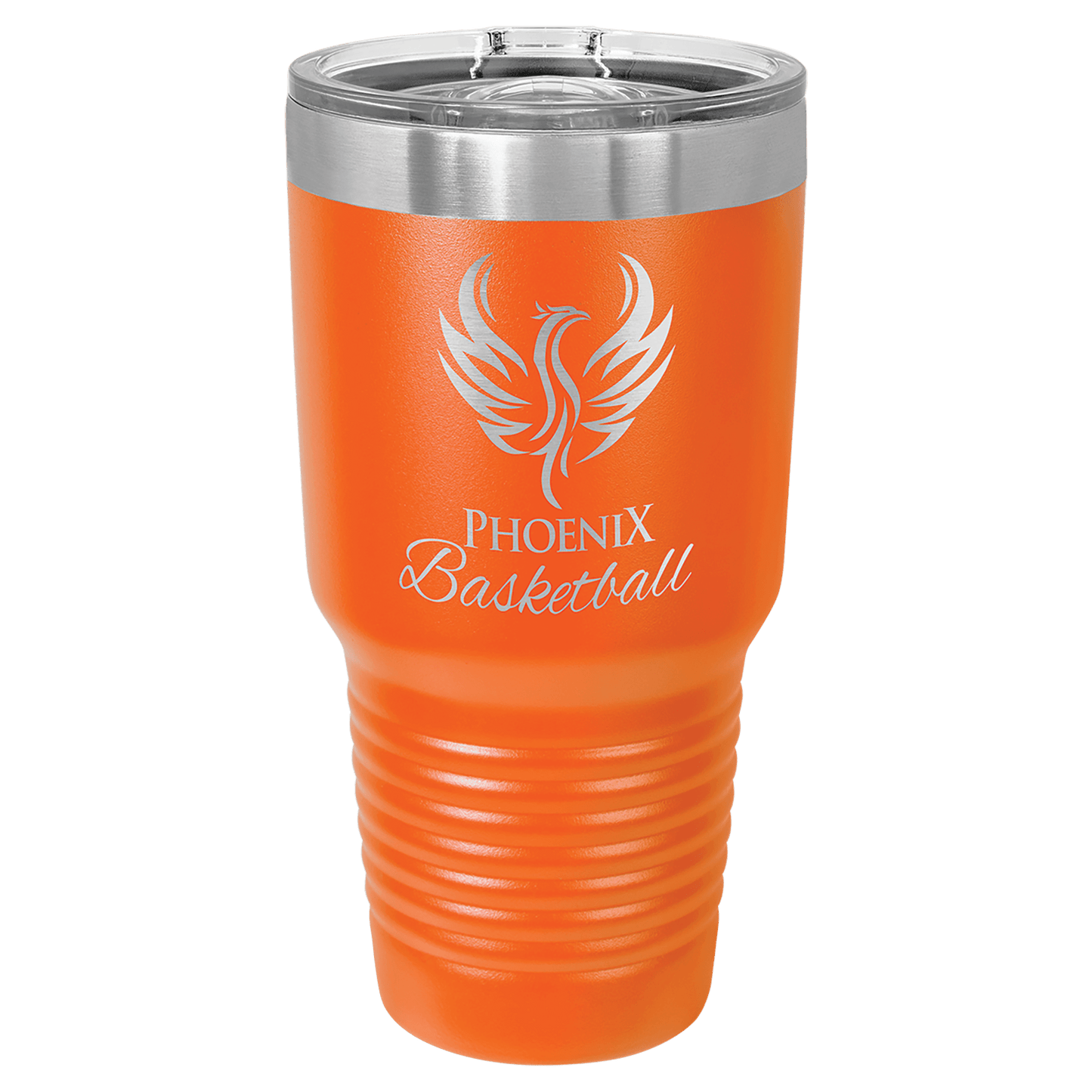 30 oz. Tumbler 30 oz. - 7.75" / Orange / Sliding Closure Lid