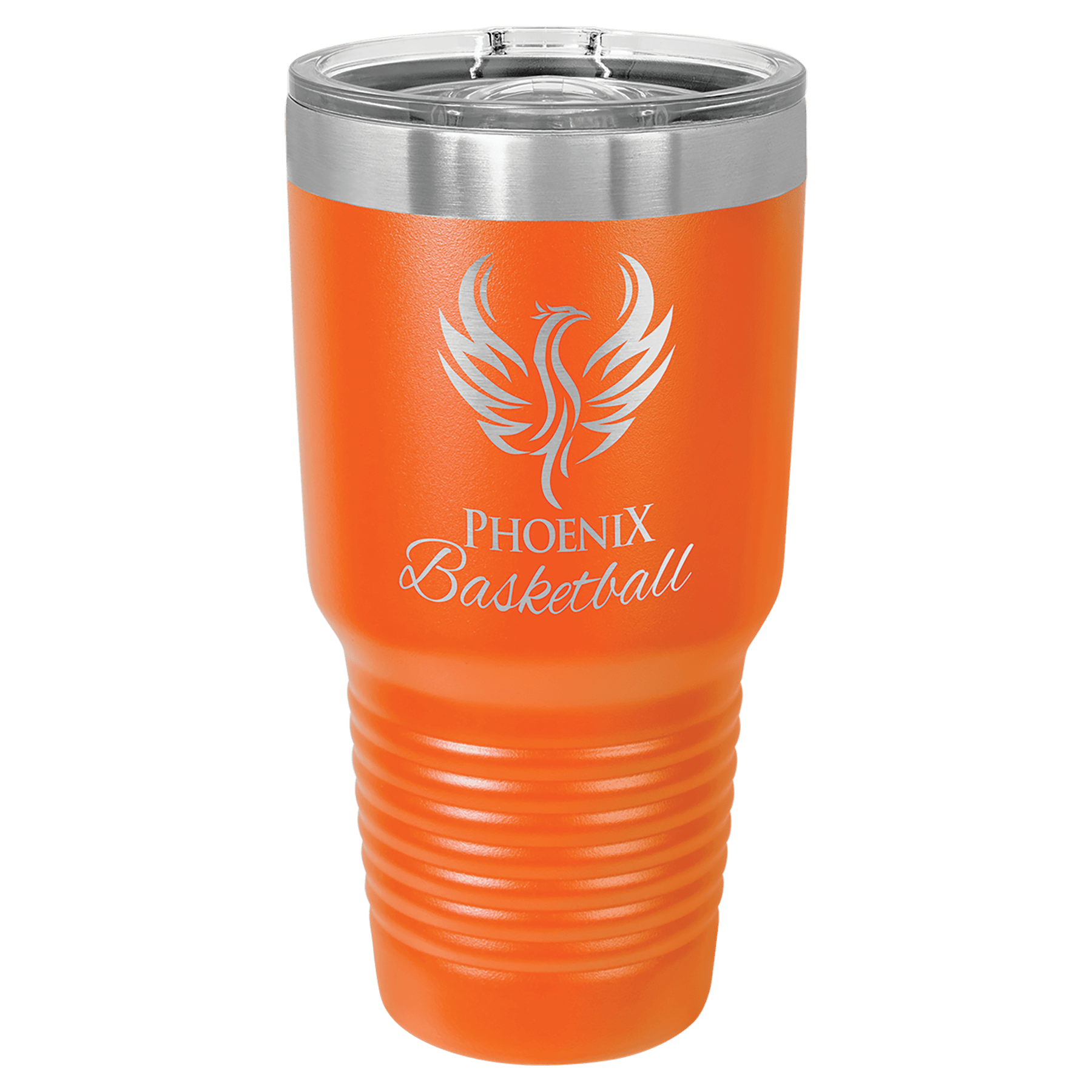 30 oz. Tumbler 30 oz. - 7.75" / Orange / Sliding Closure Lid