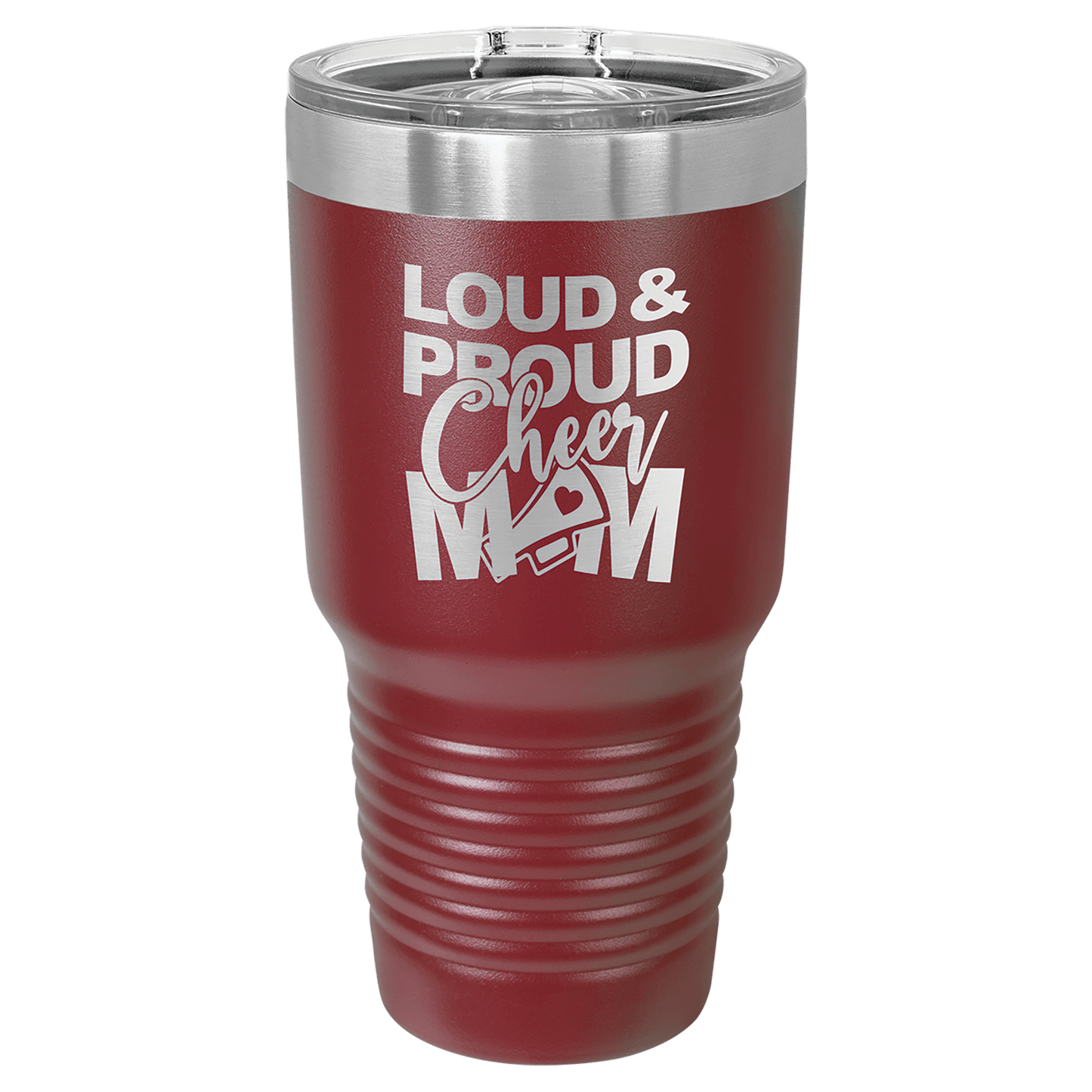 30 oz. Tumbler 30 oz. - 7.75" / Maroon / Sliding Closure Lid
