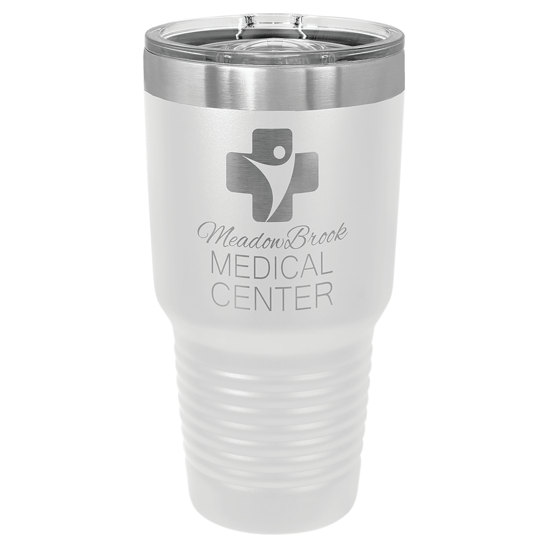 30 oz. Tumbler 30 oz. - 7.75" / White / Sliding Closure Lid