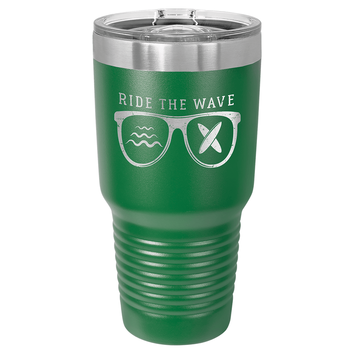 30 oz. Tumbler 30 oz. - 7.75" / Green / Sliding Closure Lid