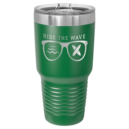 30 oz. Tumbler 30 oz. - 7.75" / Green / Sliding Closure Lid