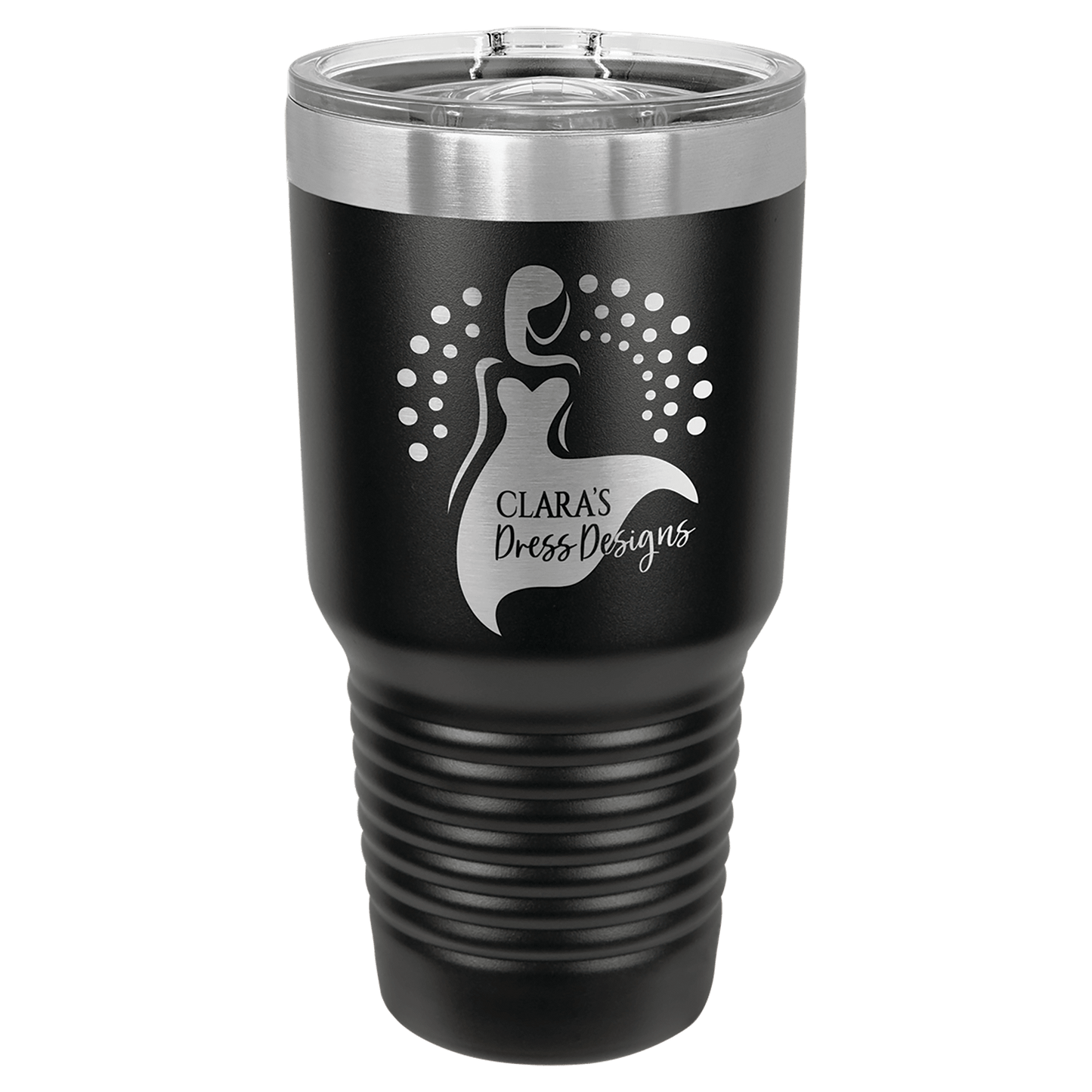 30 oz. Tumbler 30 oz. - 7.75" / Black / Sliding Closure Lid