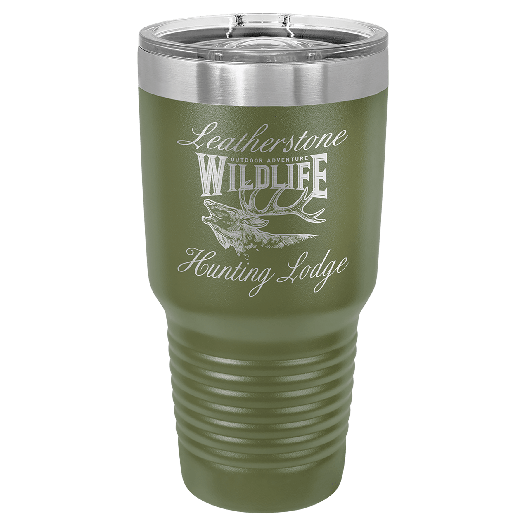30 oz. Tumbler 30 oz. - 7.75" / Olive Green / Sliding Closure Lid