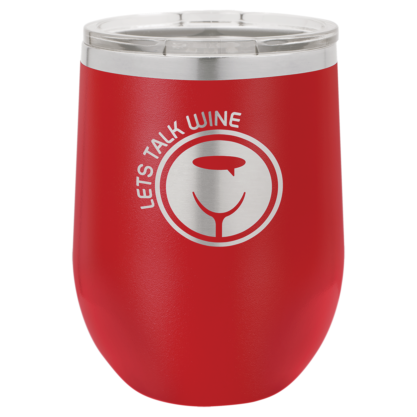 Stemless Wine Tumblers 12 oz. - 4.375" / Red