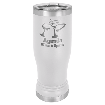 Pilsner 14 oz. - 7.75" / White