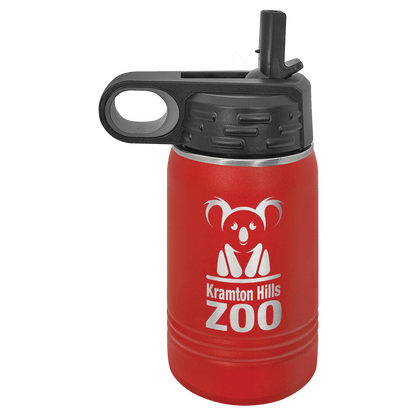 Water Bottle 12 oz - 6.75" / Red