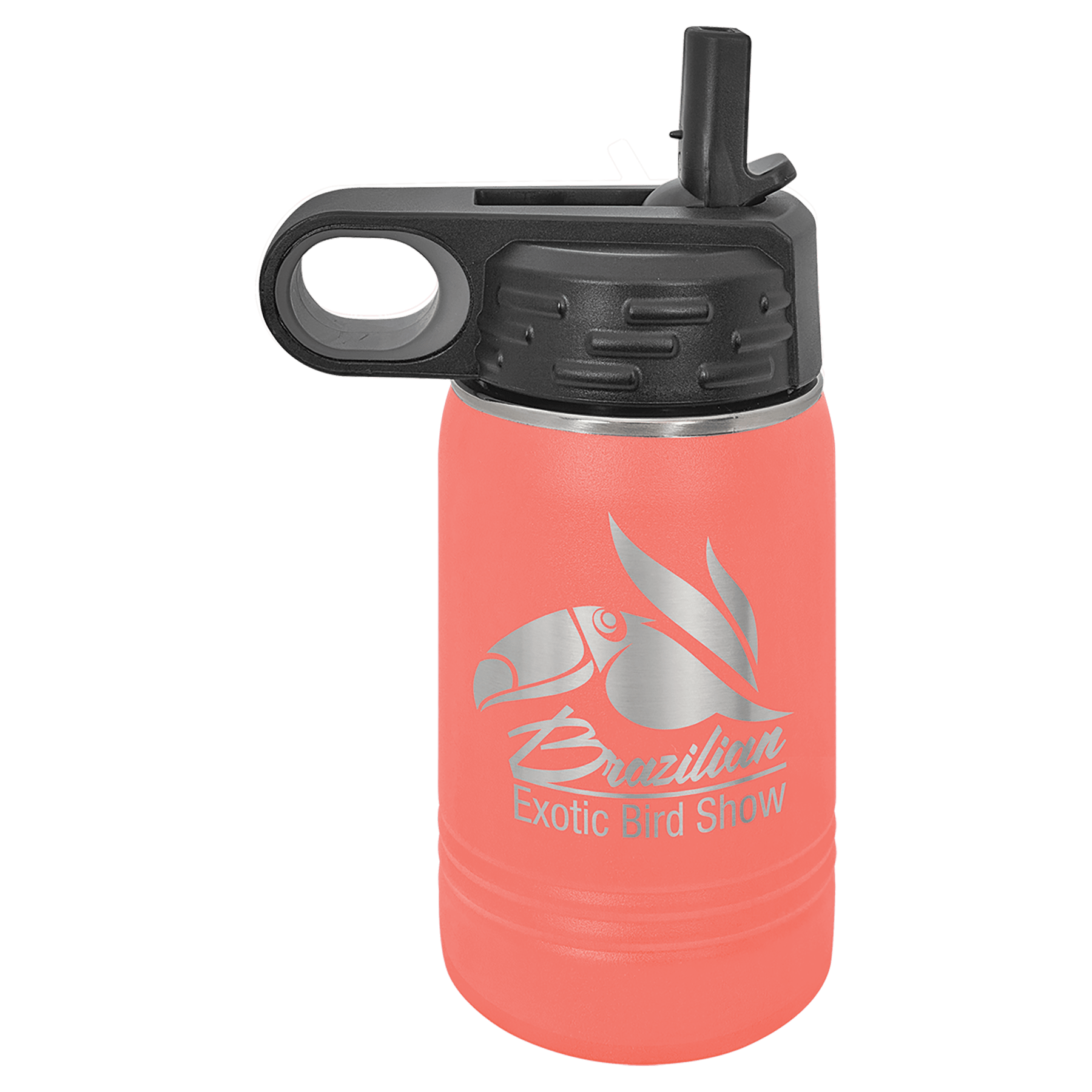 Water Bottle 12 oz - 6.75" / Coral