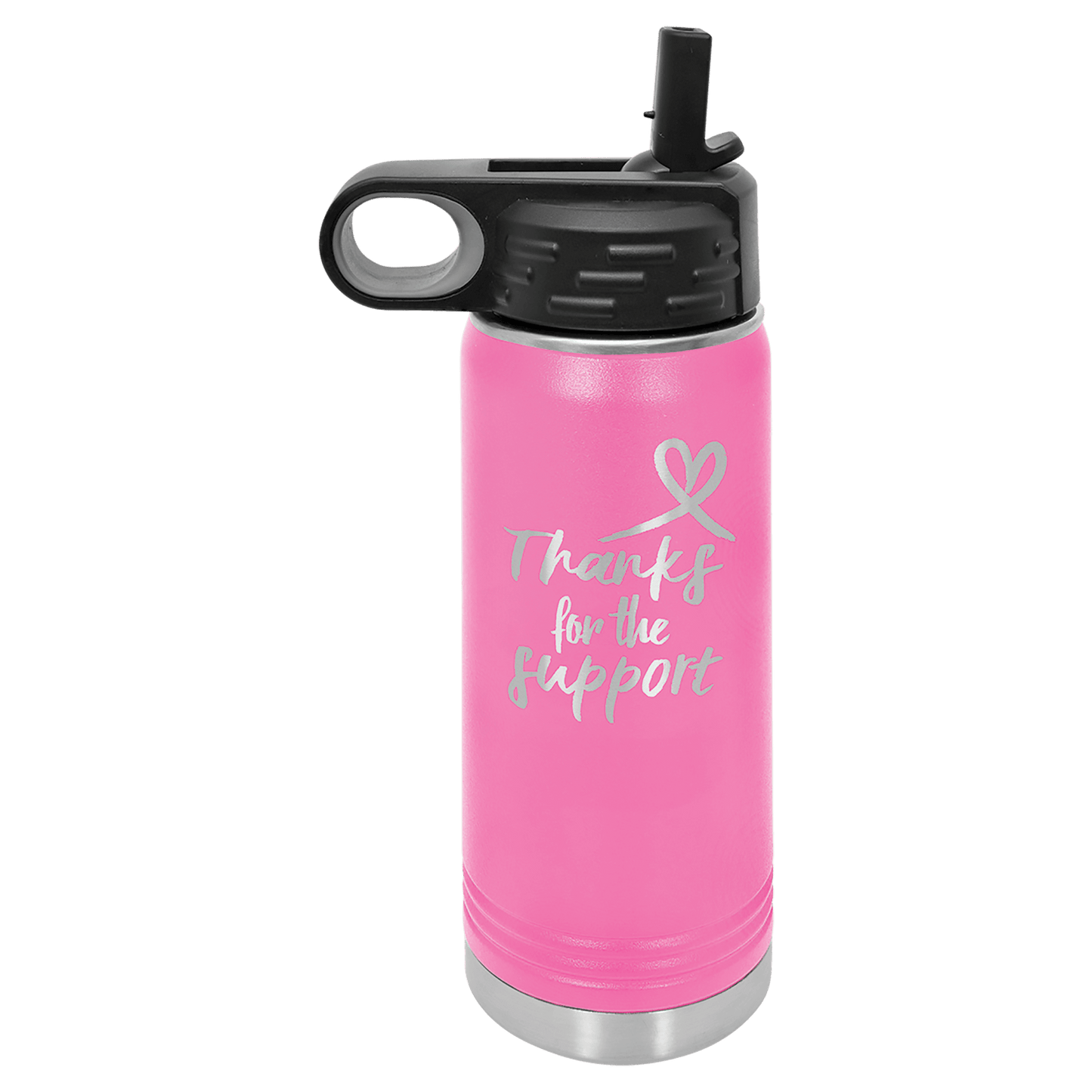 Water Bottle 20 oz - 9.25" / Pink