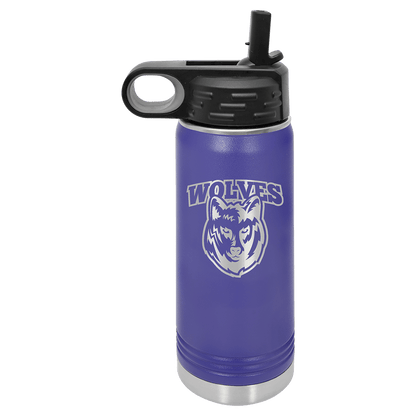 Water Bottle 20 oz - 9.25" / Purple