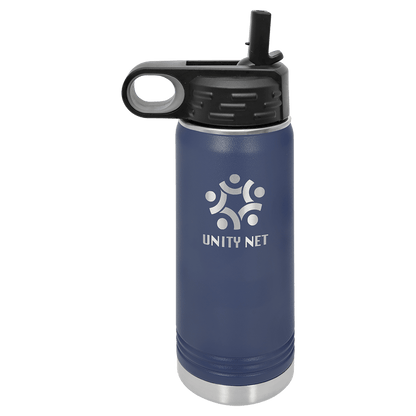 Water Bottle 20 oz - 9.25" / Navy Blue