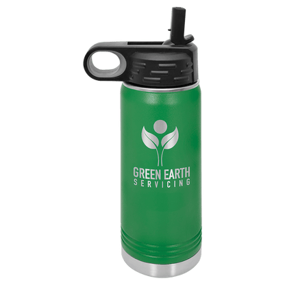 Water Bottle 20 oz - 9.25" / Green