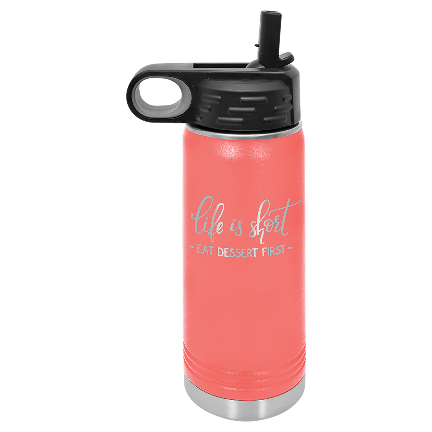 Water Bottle 20 oz - 9.25" / Coral