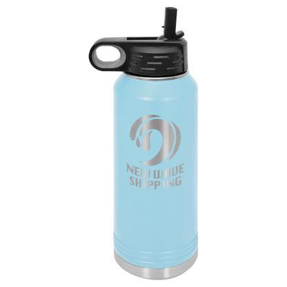 Water Bottle 32 oz - 10.25" / Light Blue