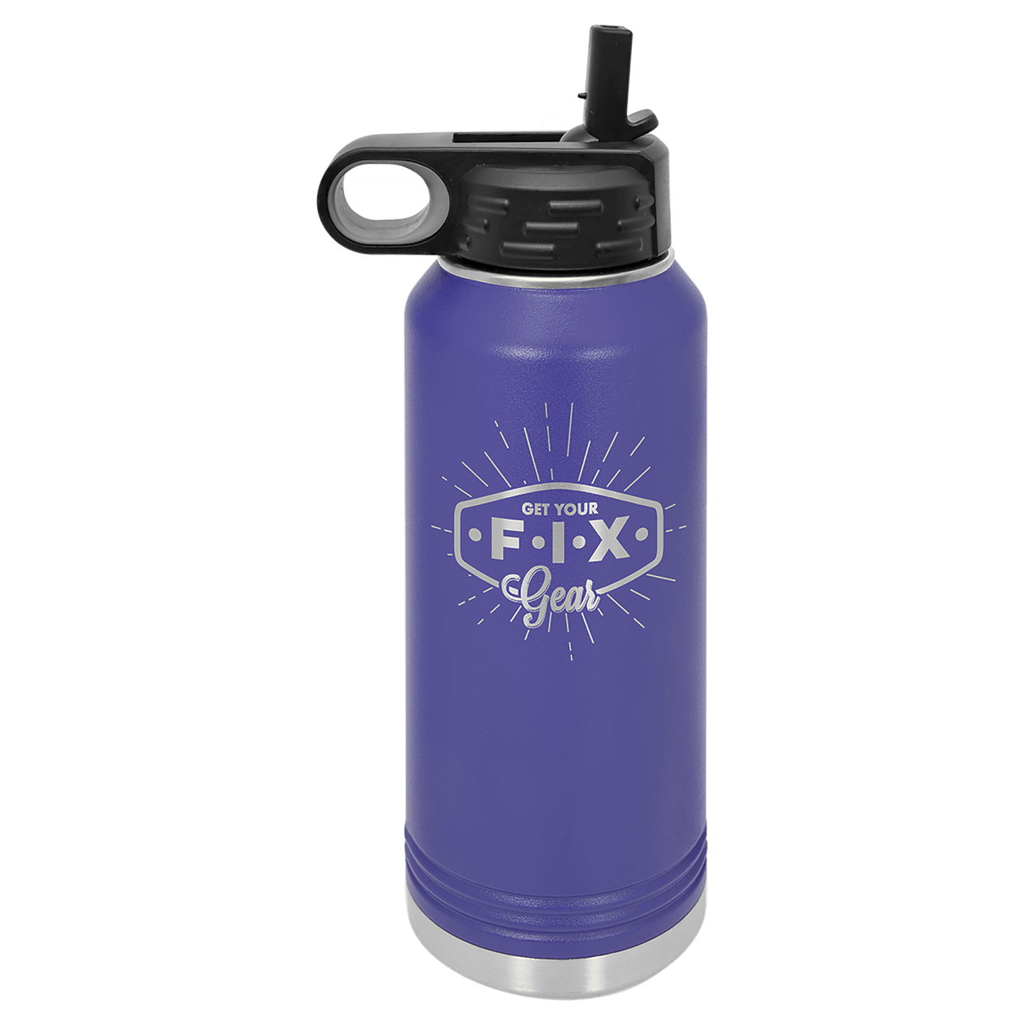 Water Bottle 32 oz - 10.25" / Purple