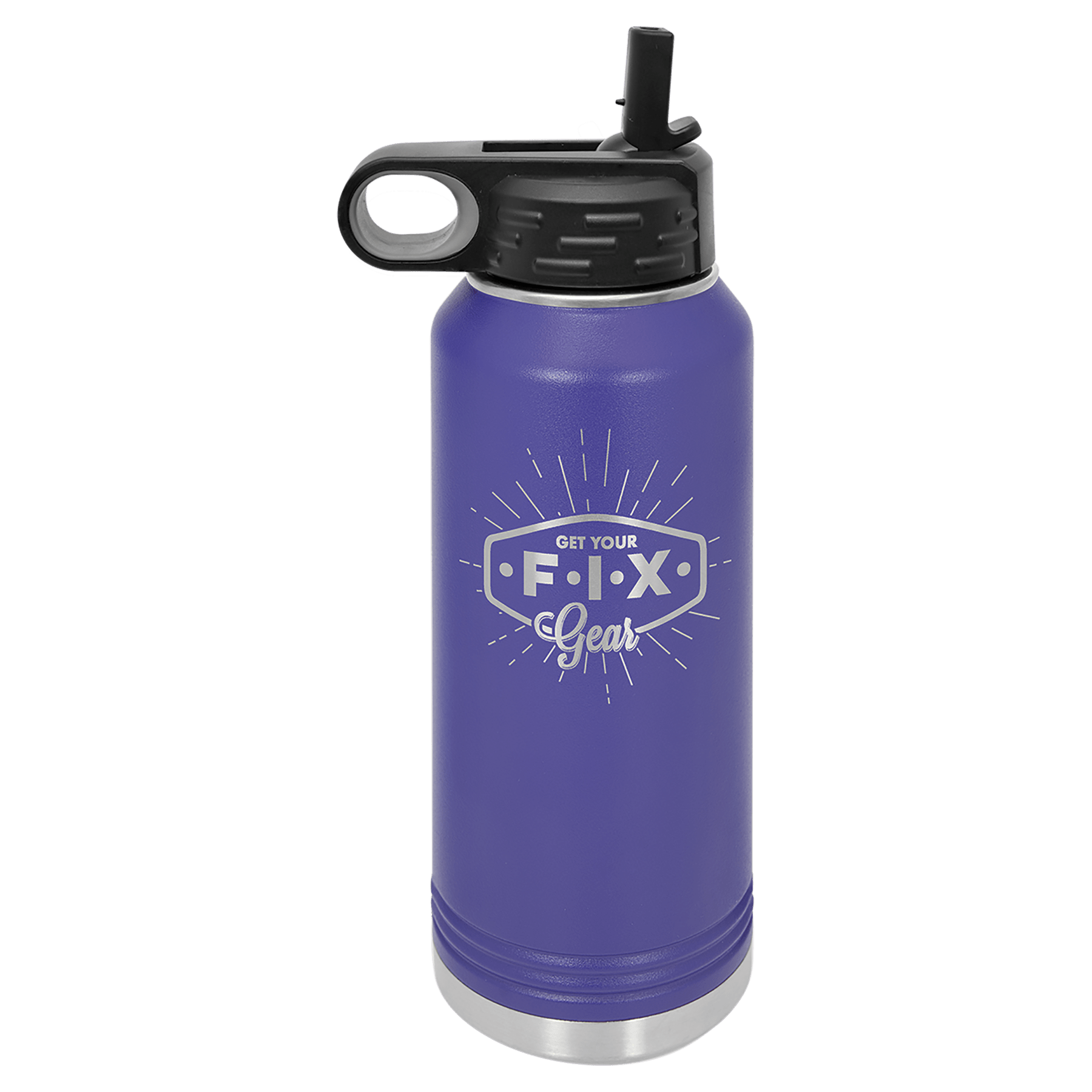 Water Bottle 32 oz - 10.25" / Purple
