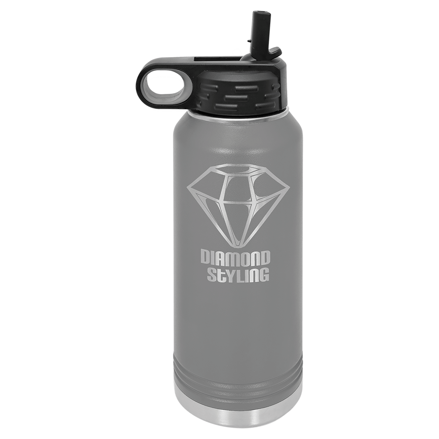 Water Bottle 32 oz - 10.25" / Dark Grey