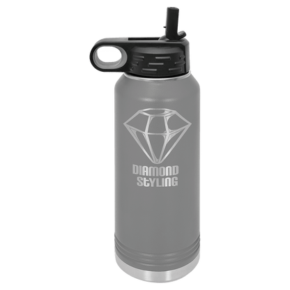 Water Bottle 32 oz - 10.25" / Dark Grey