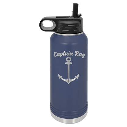 Water Bottle 32 oz - 10.25" / Navy Blue
