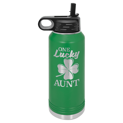 Water Bottle 32 oz - 10.25" / Green