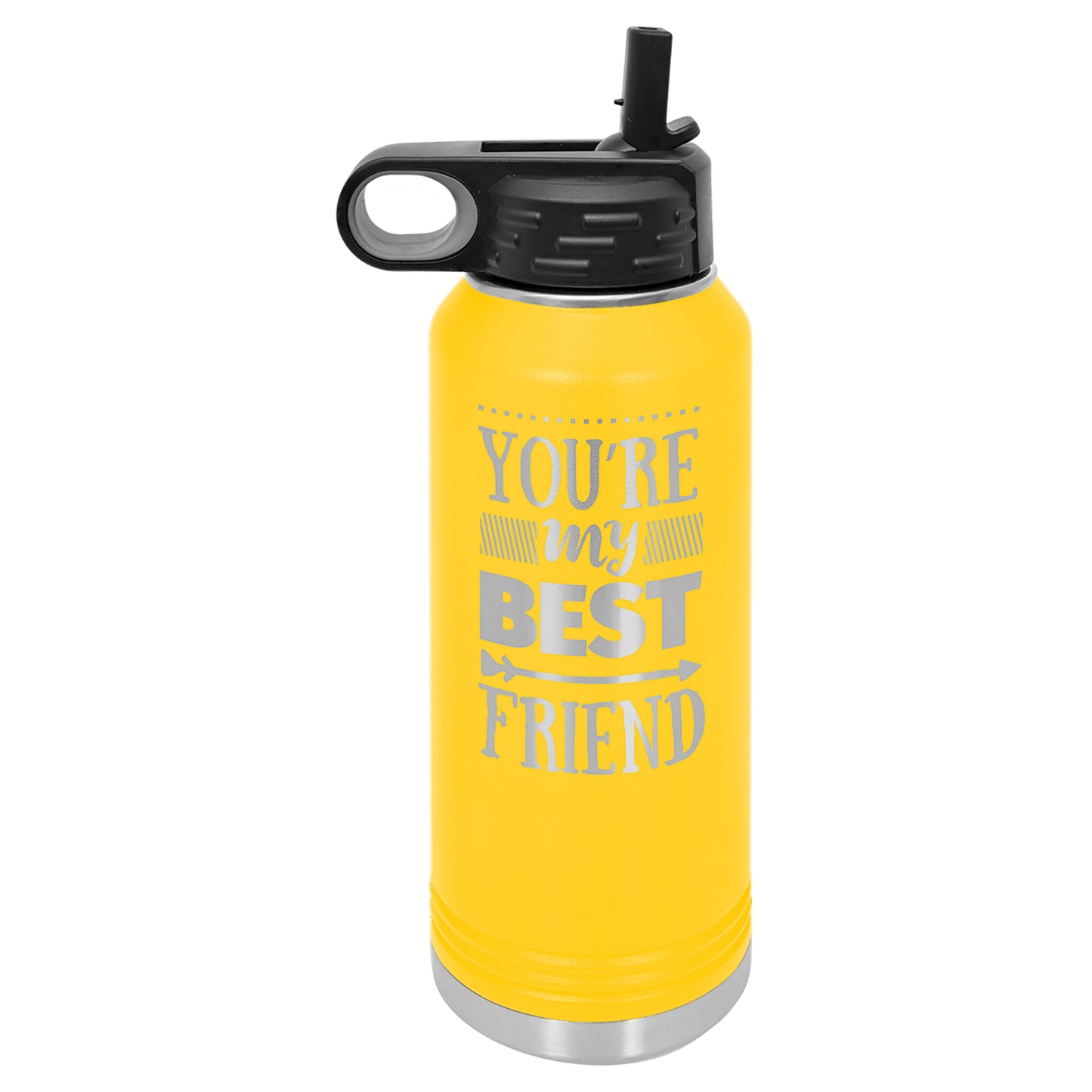 Water Bottle 32 oz - 10.25" / Yellow